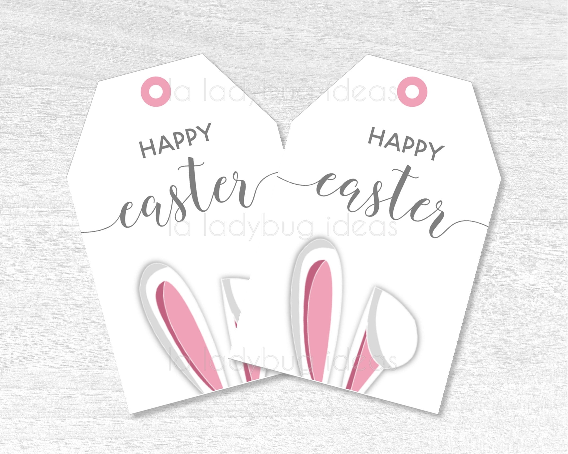 Easter Gift Tags Basket Tags For Easter Printable PDF Instant 