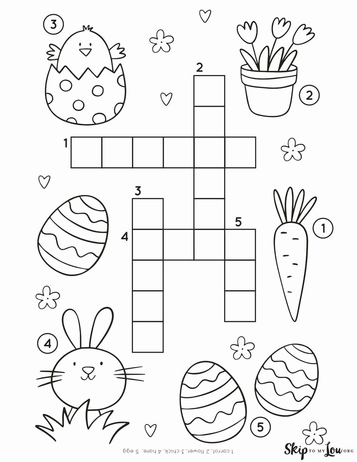 easter activity printables