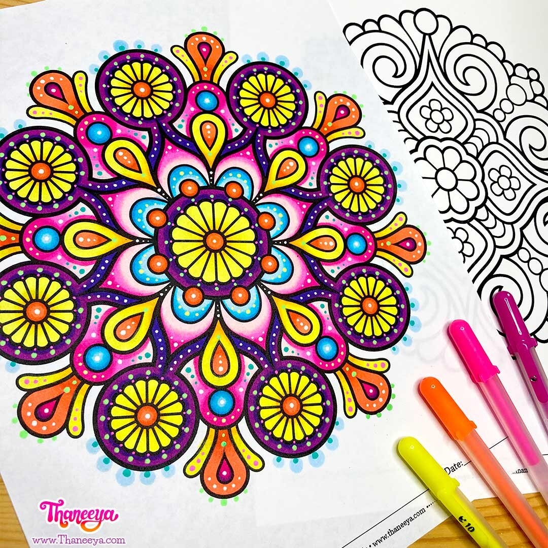 mandala art printable