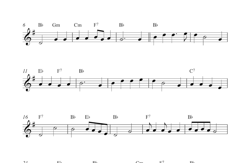 Easy Sheet Music For Beginners Free Christmas Alto Saxophone