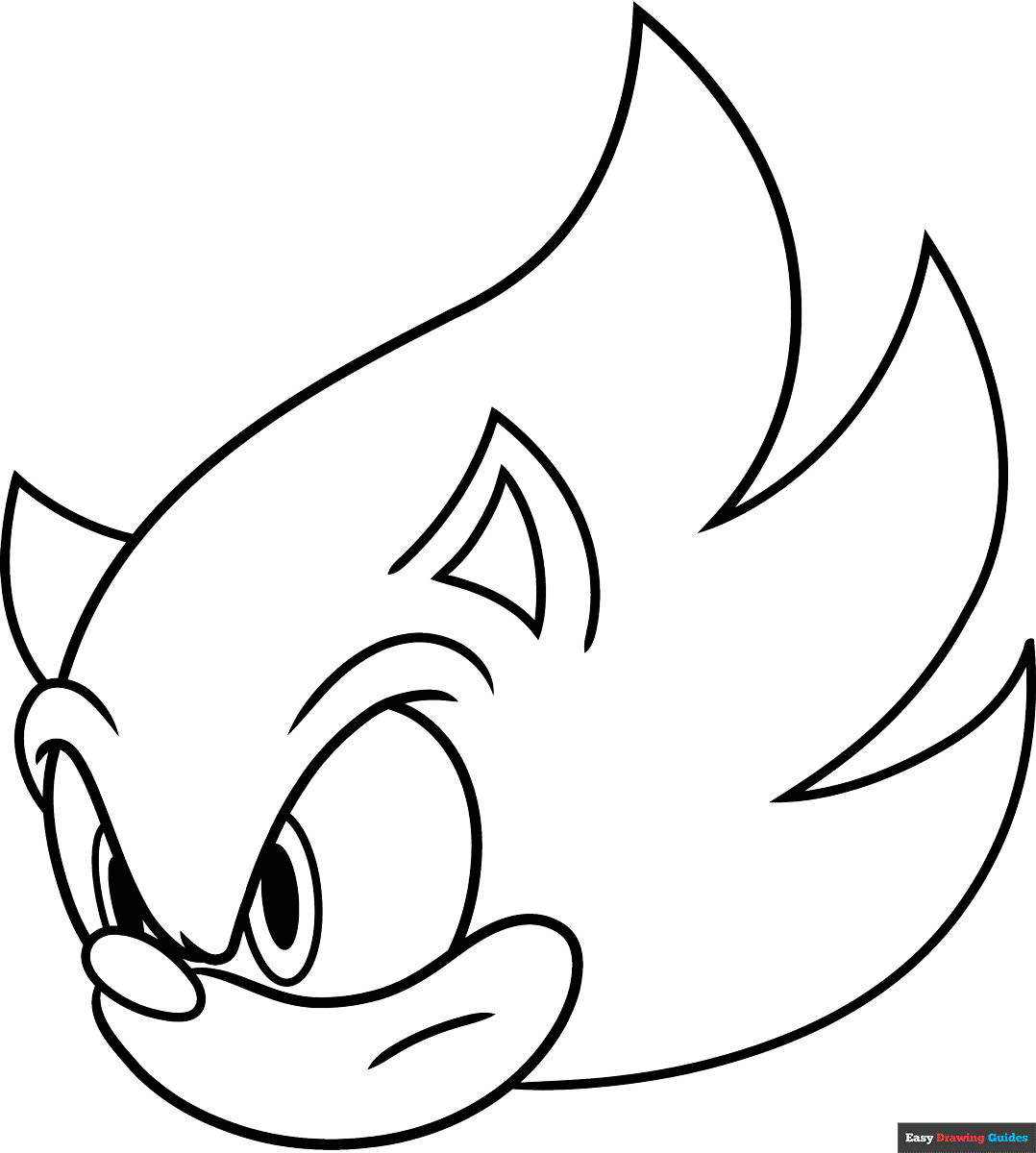 printable sonic coloring sheets