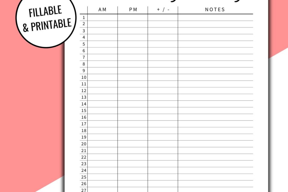 Editable U0026 Printable Blood Sugar Log Blood Sugar Reading Blood Glucose Tracker Diabetic Log Medical Journal Planner Printout Etsy