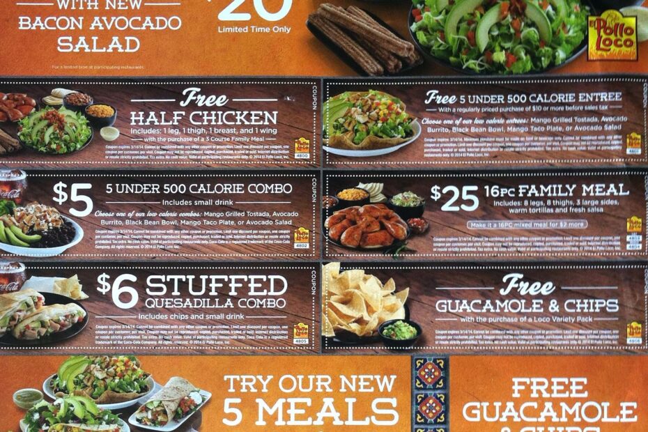 El Pollo Loco Printable Coupons