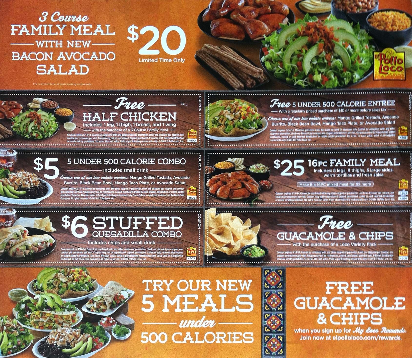 El Pollo Loco Printable Coupons