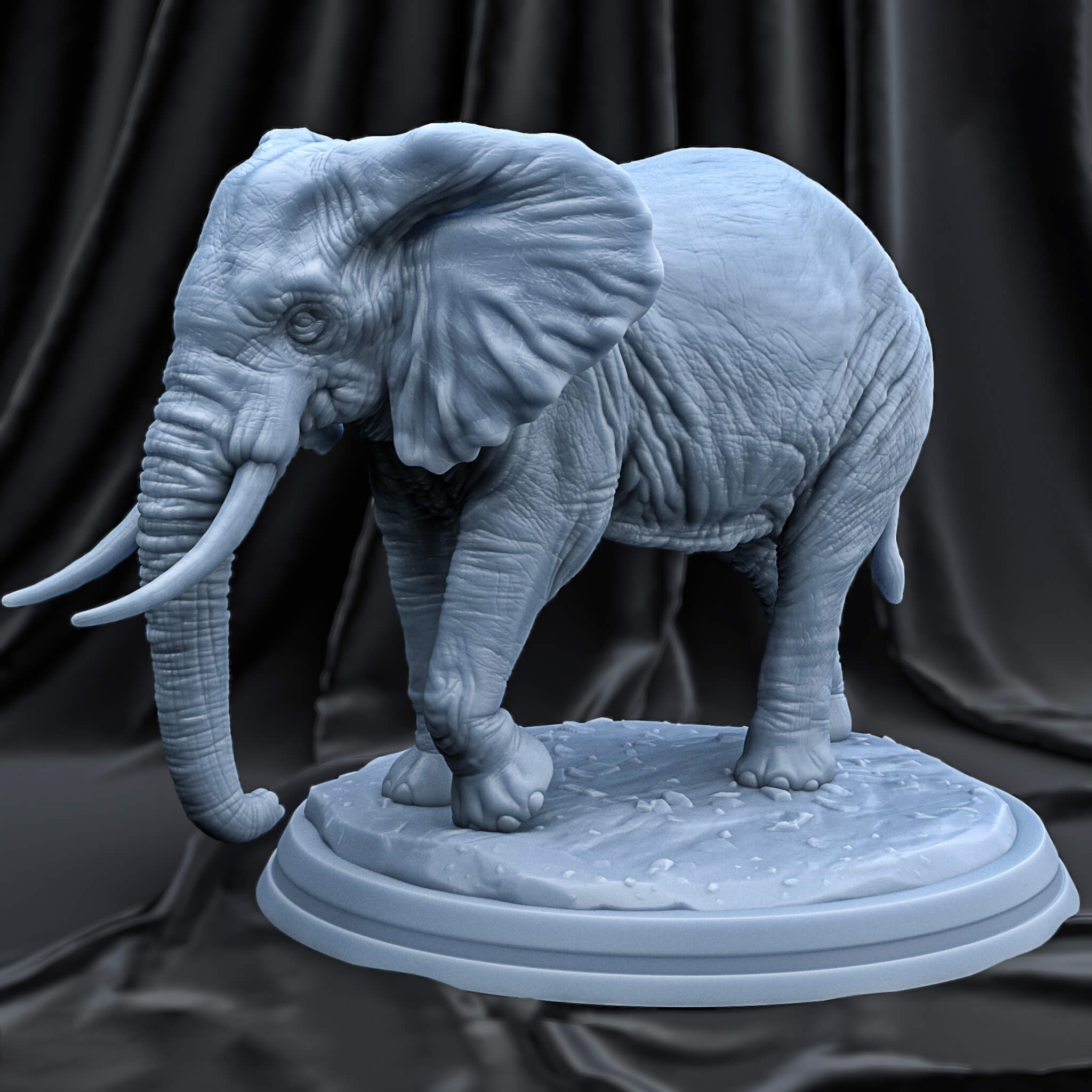 Elephant 3D Print Model By Ydstudio96