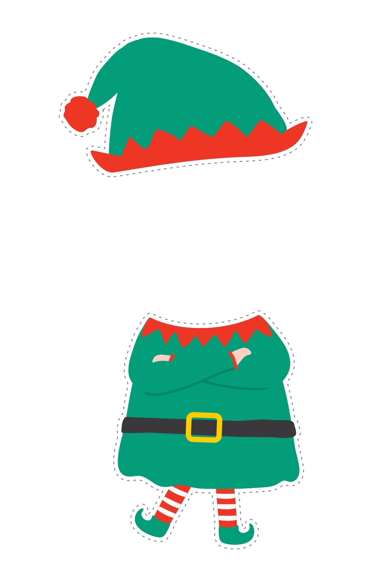 elf yourself template printable