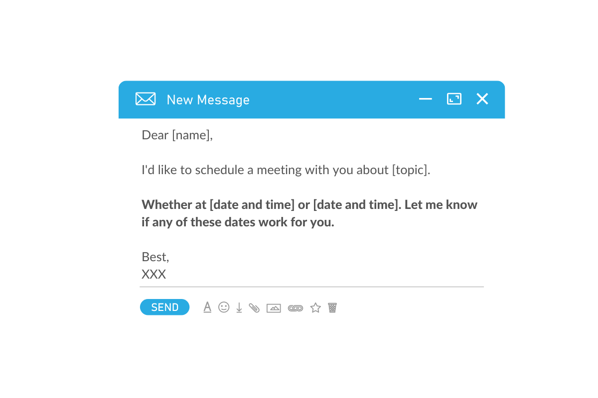 schedule a meeting email template