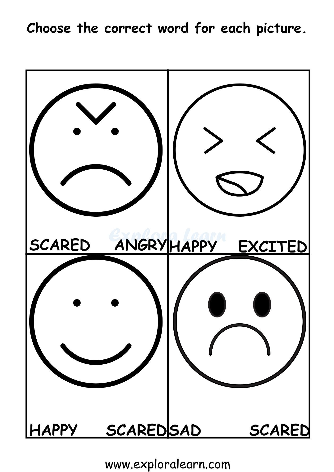 emotion worksheets