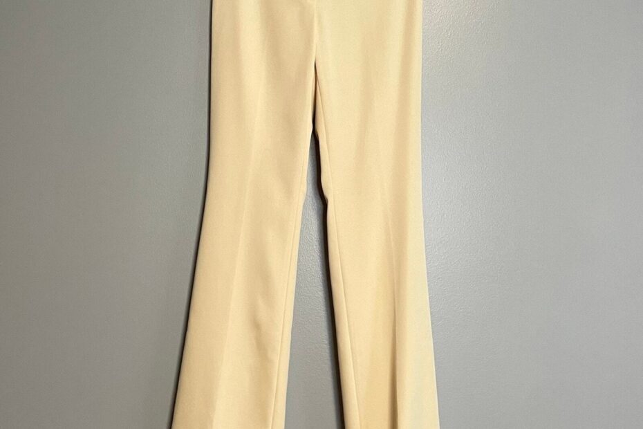 Etcetera Cream Trousers Dress Pants 4 EBay