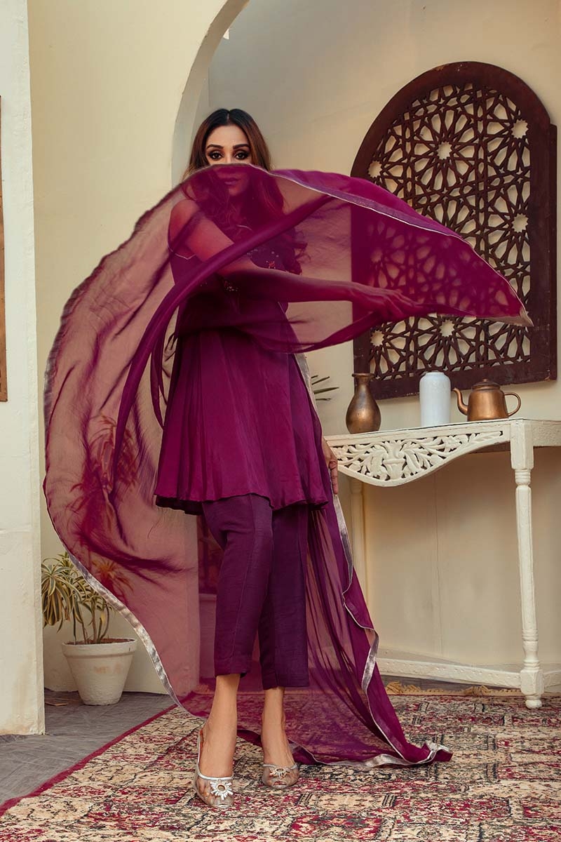 magenta color dresses