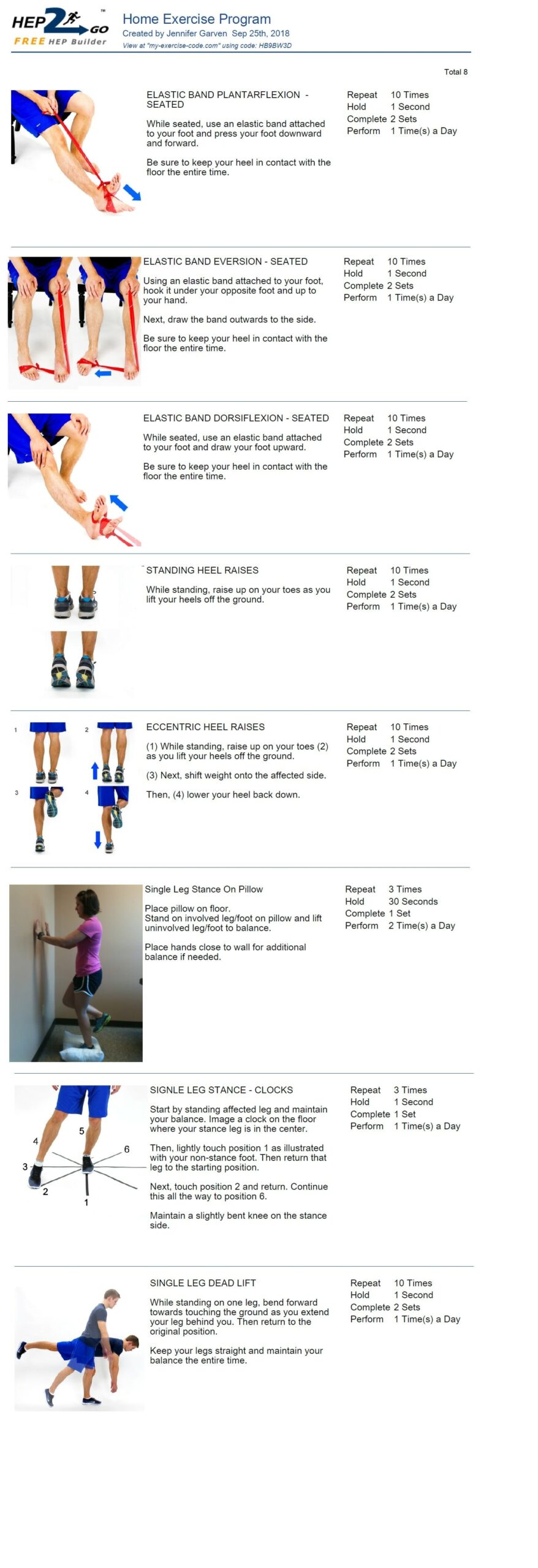 printable ankle strengthening exercises