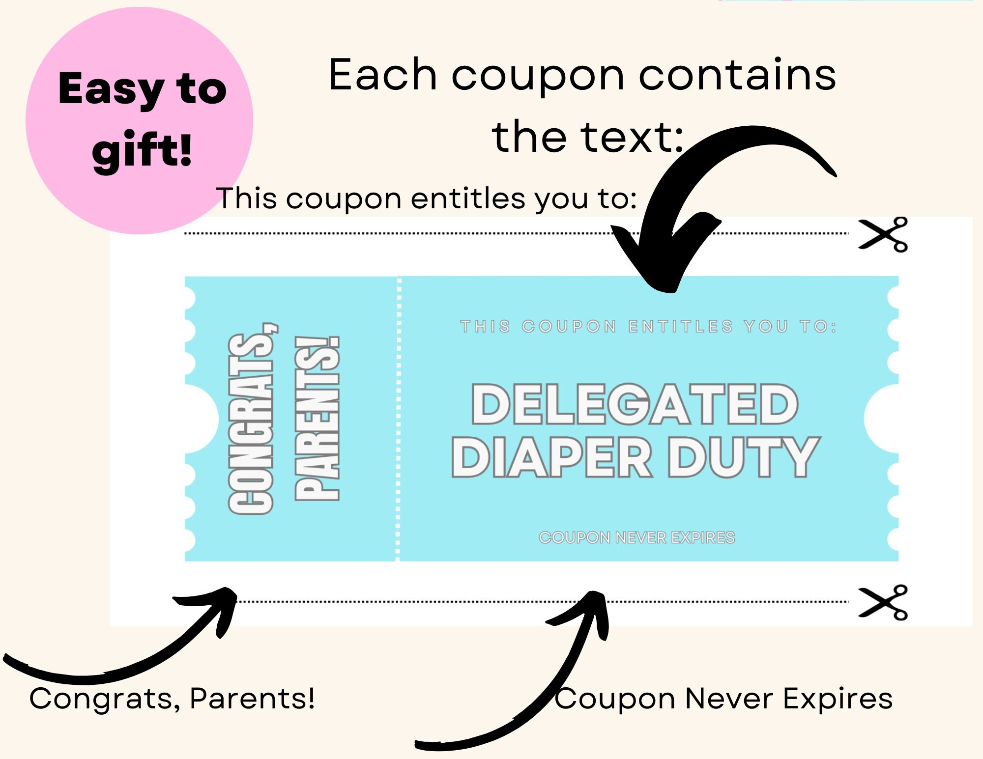 Expecting Parent Coupon Book Printable Babysitting Coupons New Mom And Dad Unique Gift Ideas Baby Shower Gift For First Time Parents Etsy