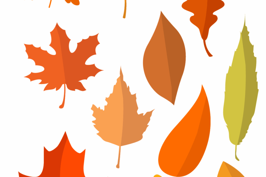 Fall Leaves Pattern Printable Printable Party Favors