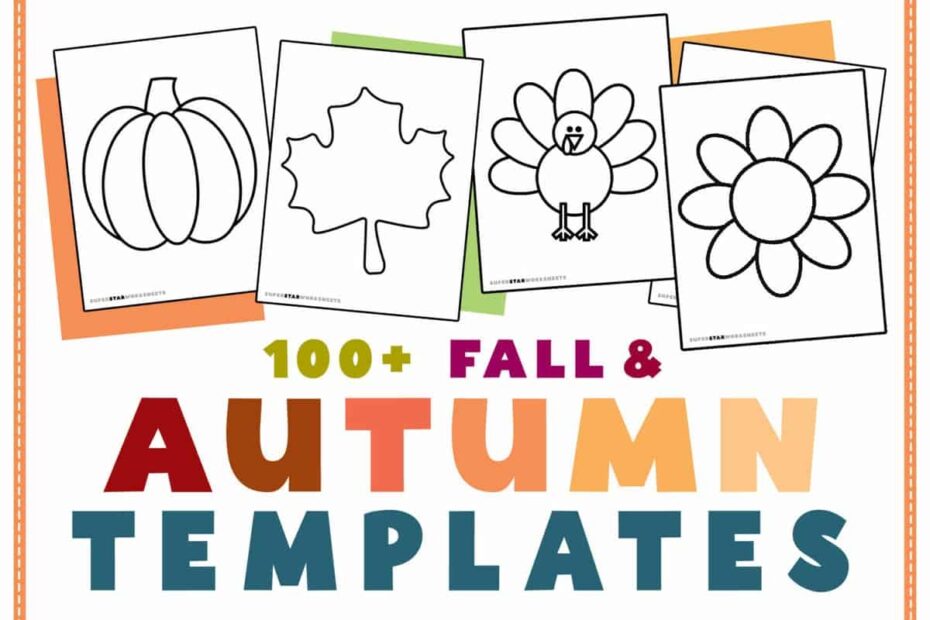 Fall Templates Superstar Worksheets