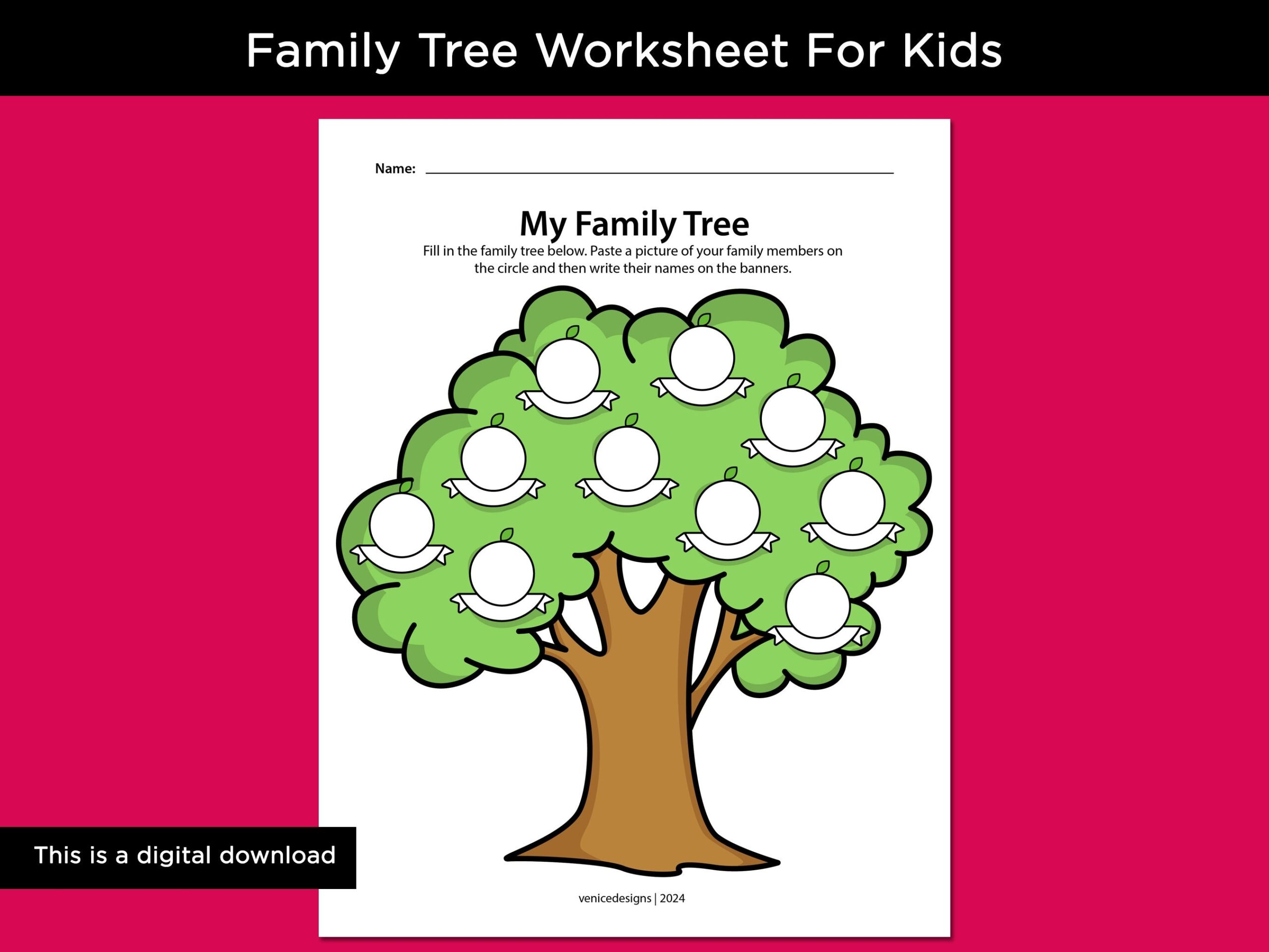 family tree worksheet