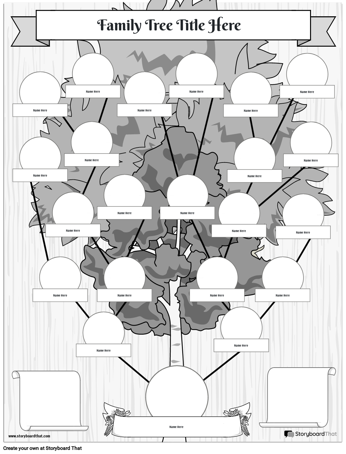 Family Tree Maker Free Templates By Storyboard That