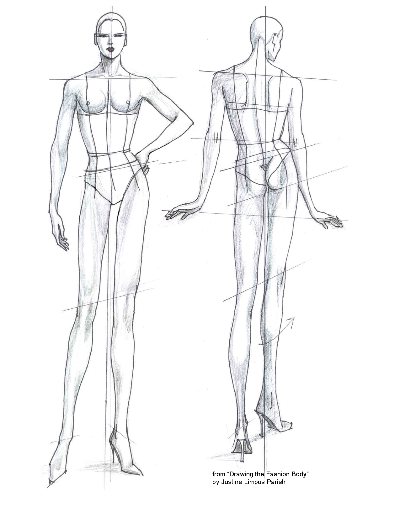 body templates drawing
