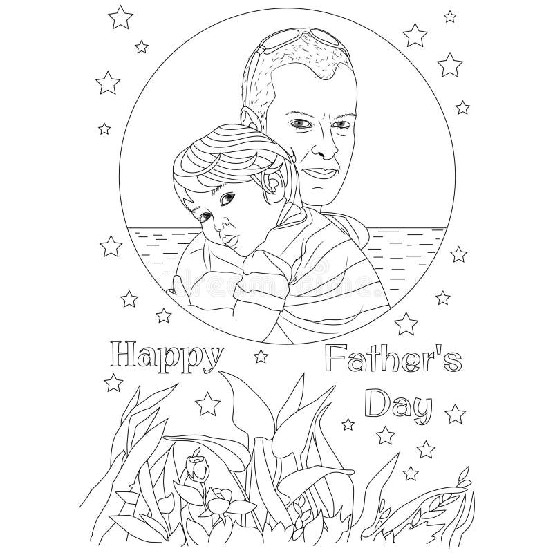 Father Day Coloring Stock Illustrations 401 Father Day Coloring 