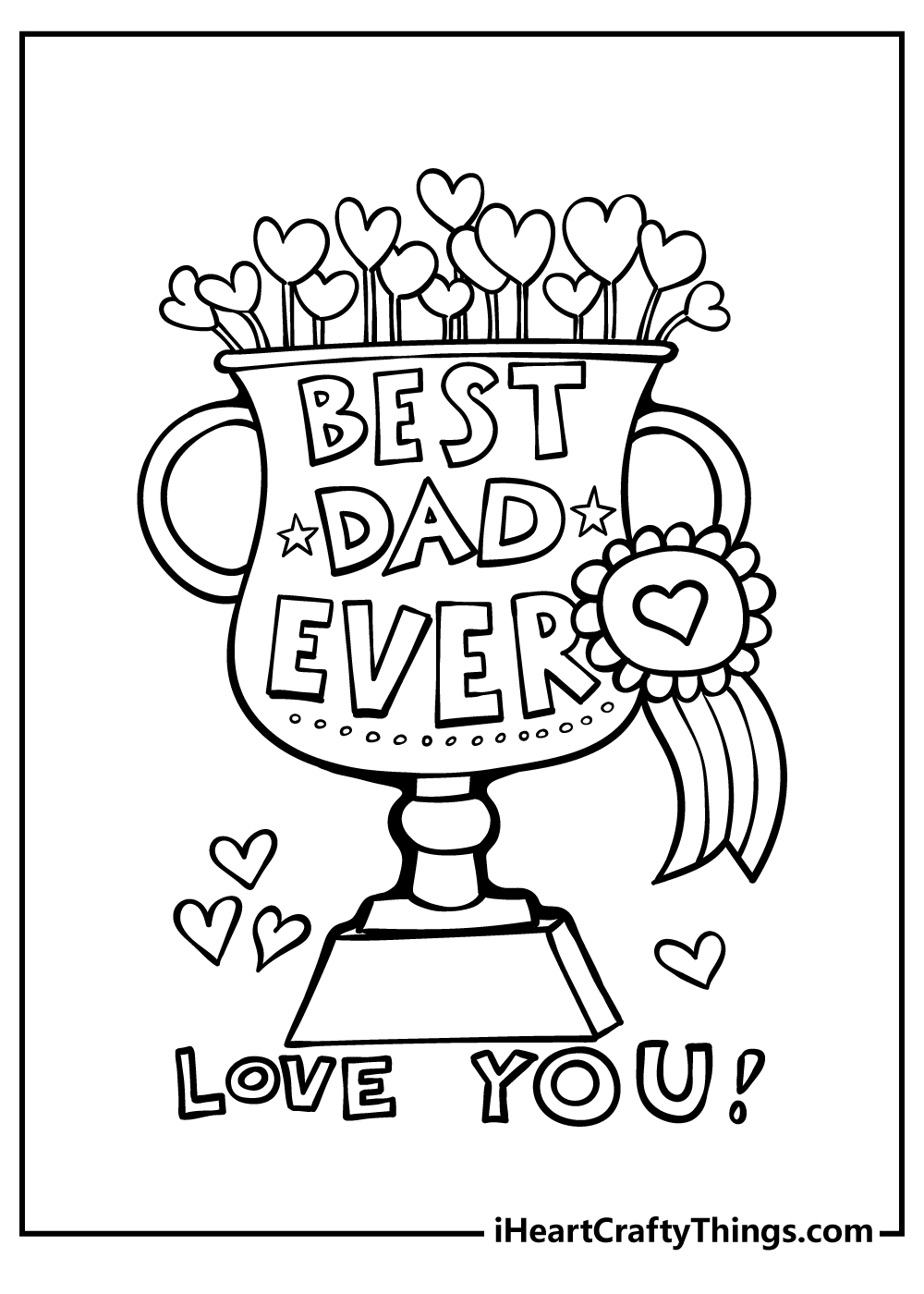 father's day coloring pictures