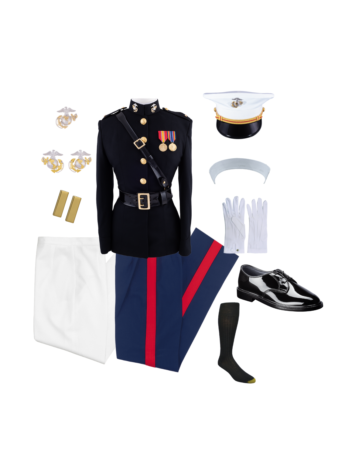 marine green dress uniform colors
