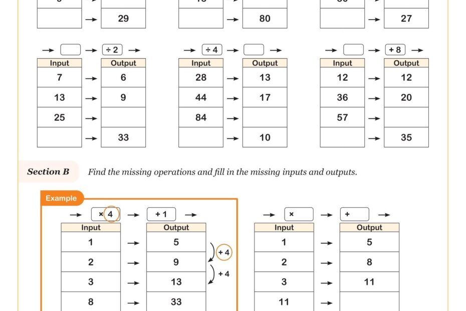 Find The Missing Functions Worksheet Fun And Engaging 8th Grade