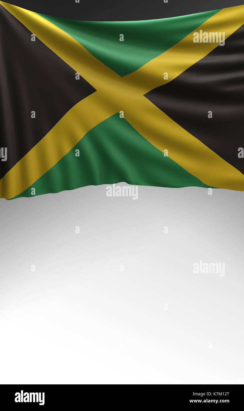 Flag Jamaican Colors Jamaica Flag 3D Render Stock Photo Alamy