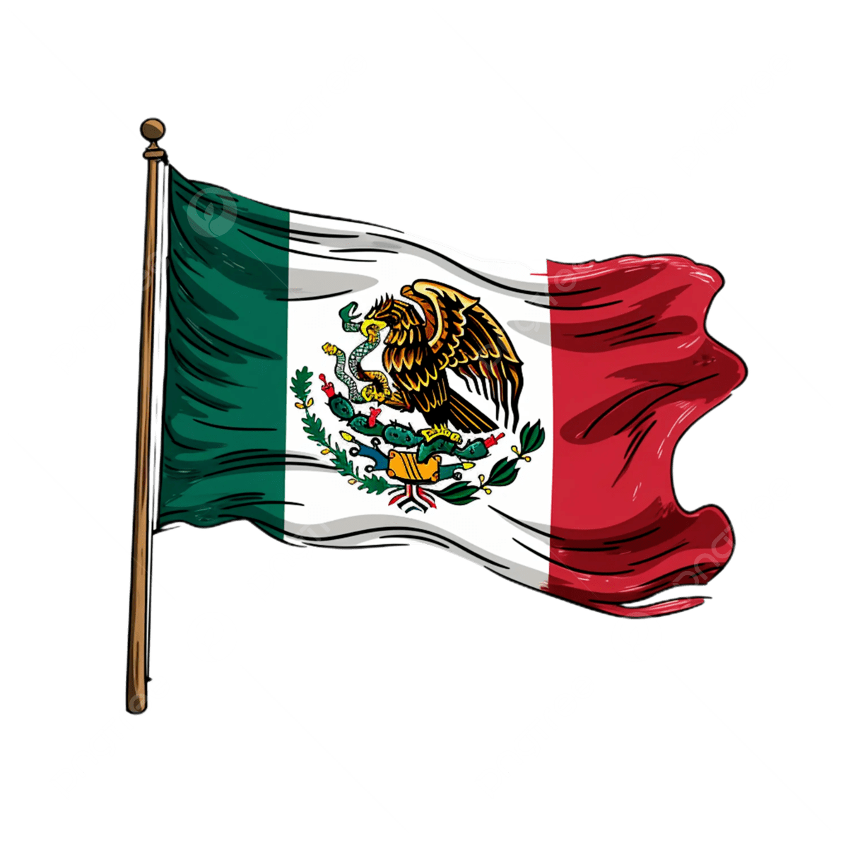 color of mexican flag