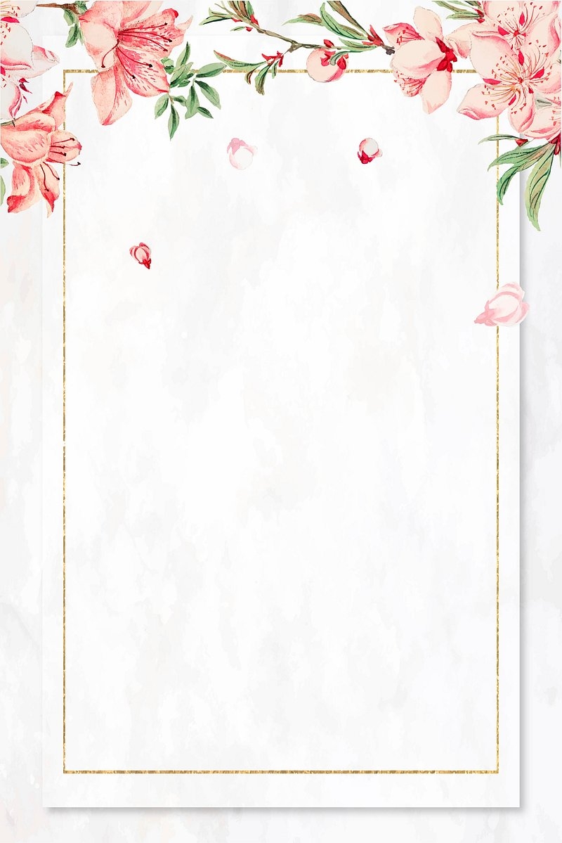 printable flower border paper