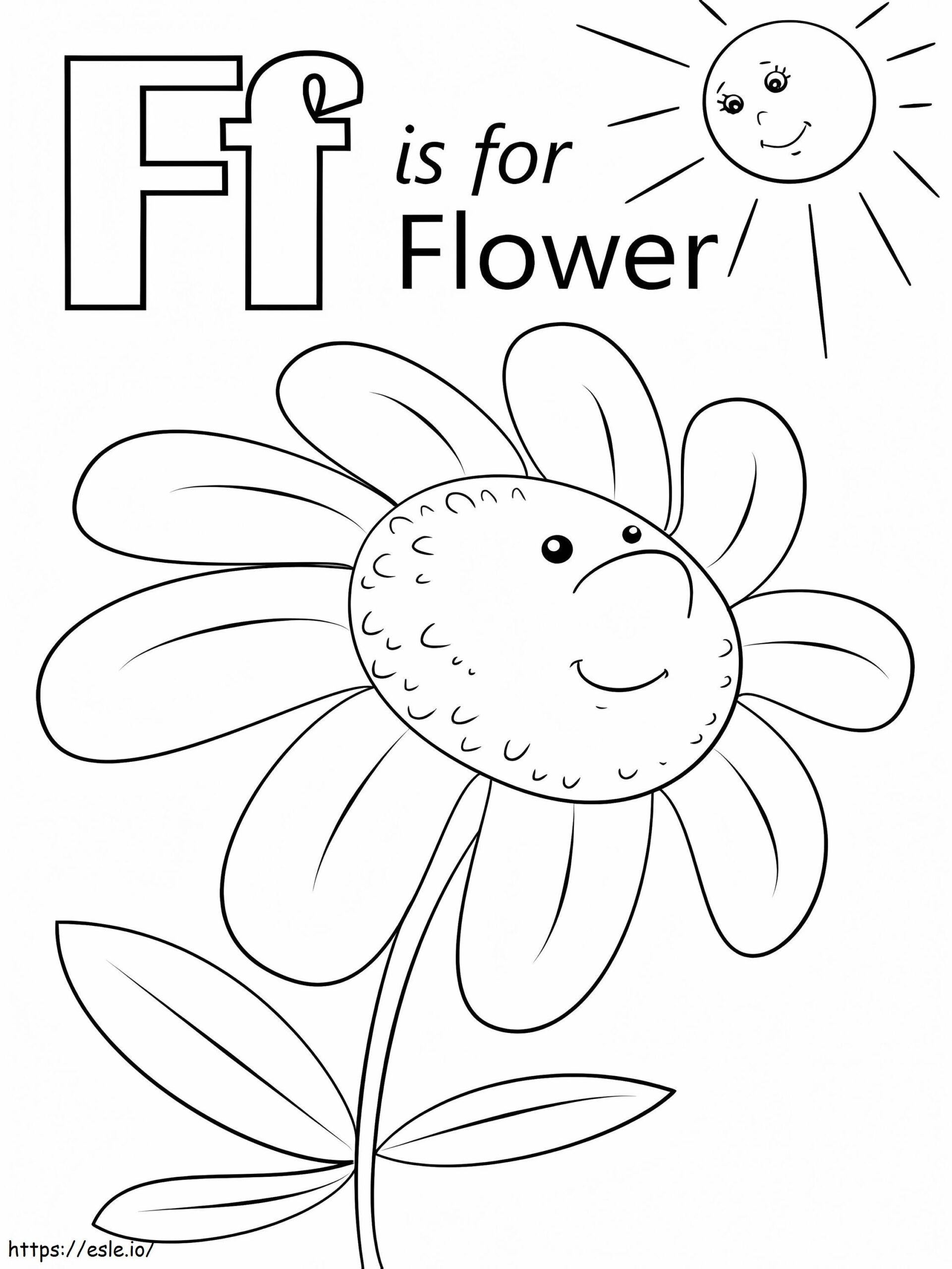letter f coloring worksheets