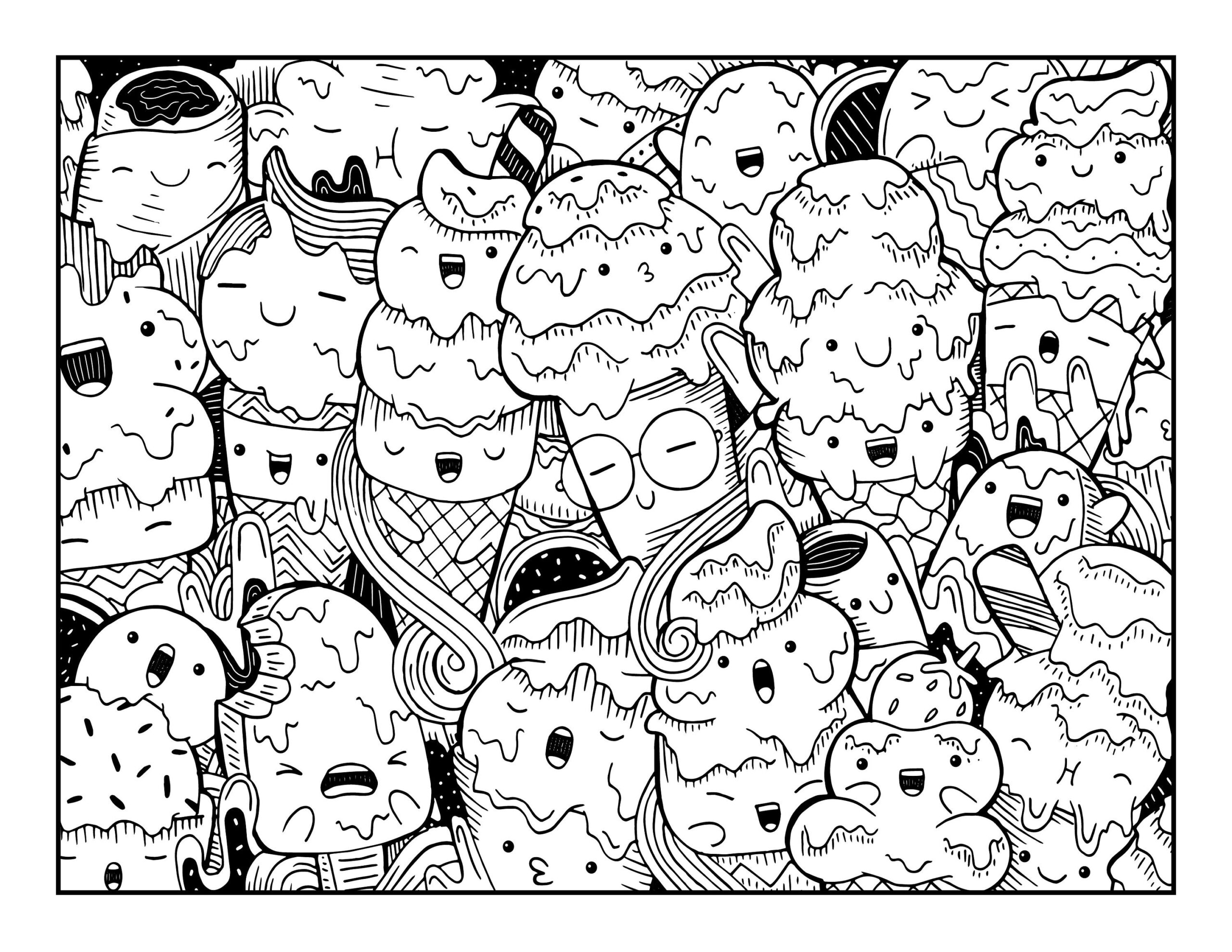 Food Coloring Page Food Printable Coloring Pages Digital Download Coloring Book Pages Print From Home 3 Page Food Lover Gift Etsy New Zealand