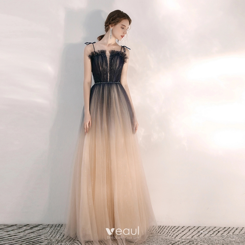 formal champagne color dress