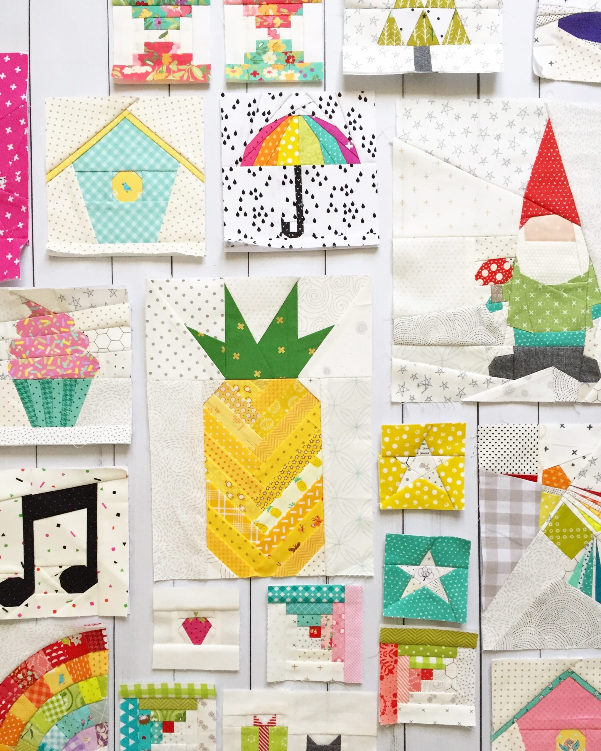 Foundation Paper Piecing Sew Along Free Heart Block Pattern 