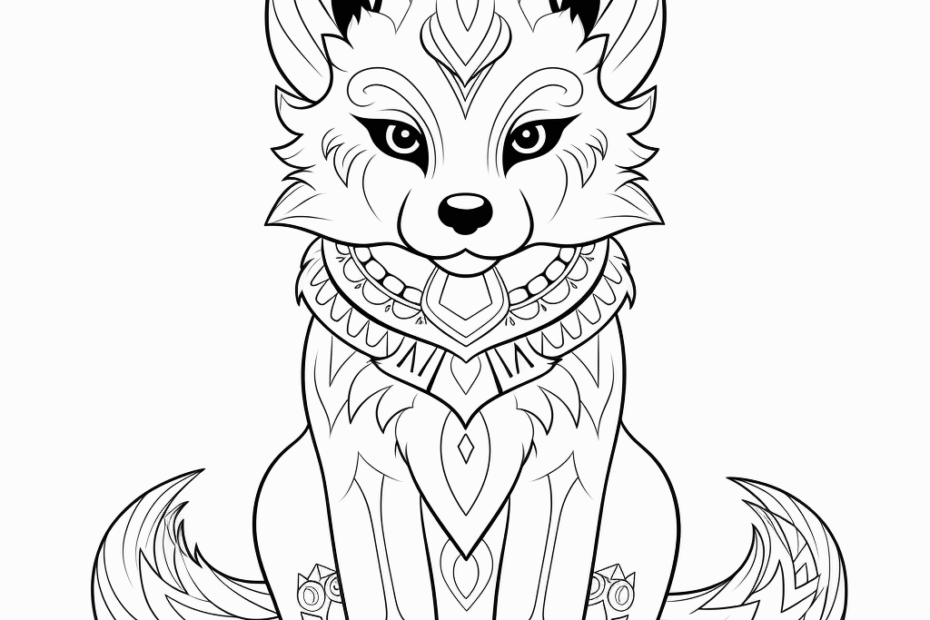 Fox For Adults Coloring Pages Free U0026 Printable
