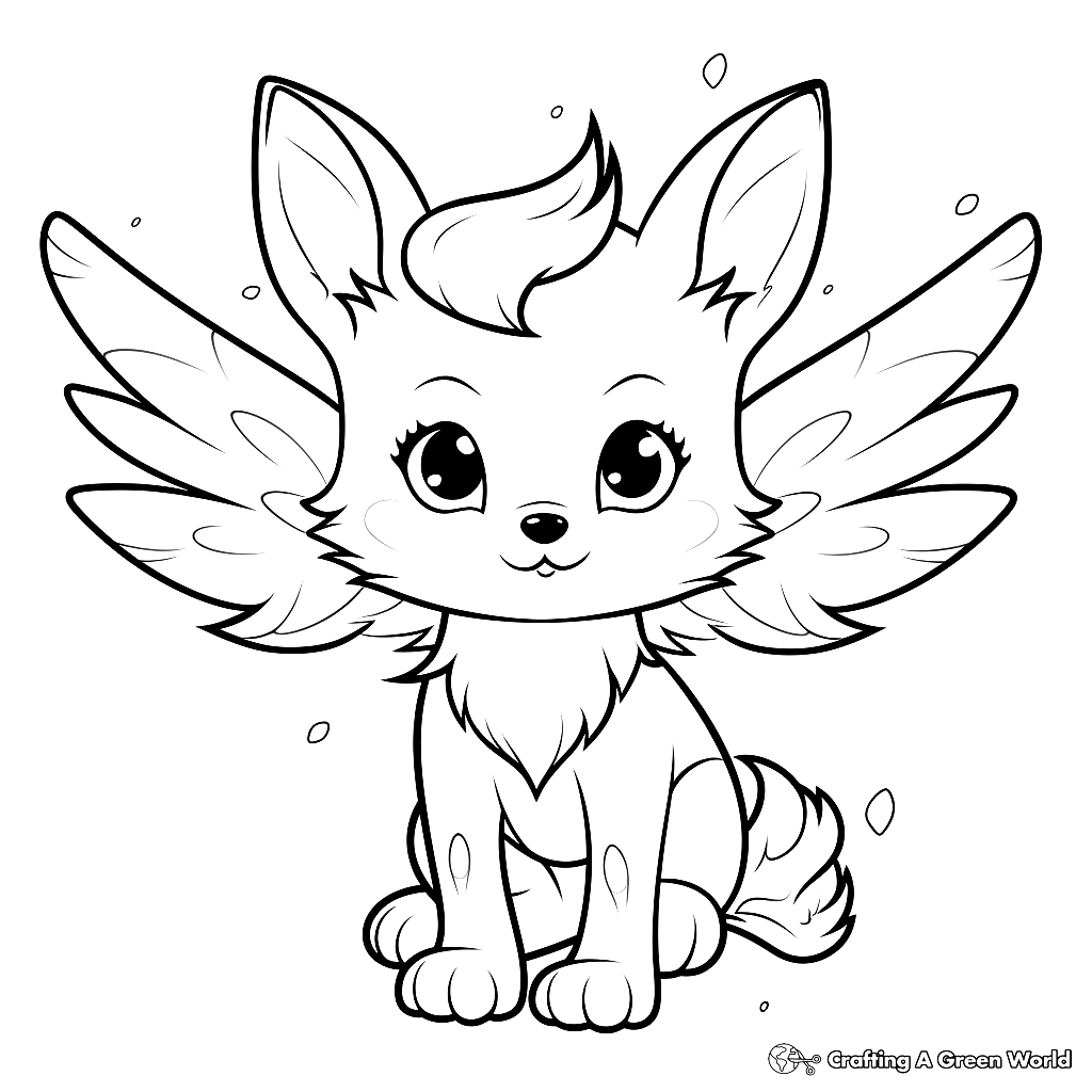 printable coloring pages of foxes