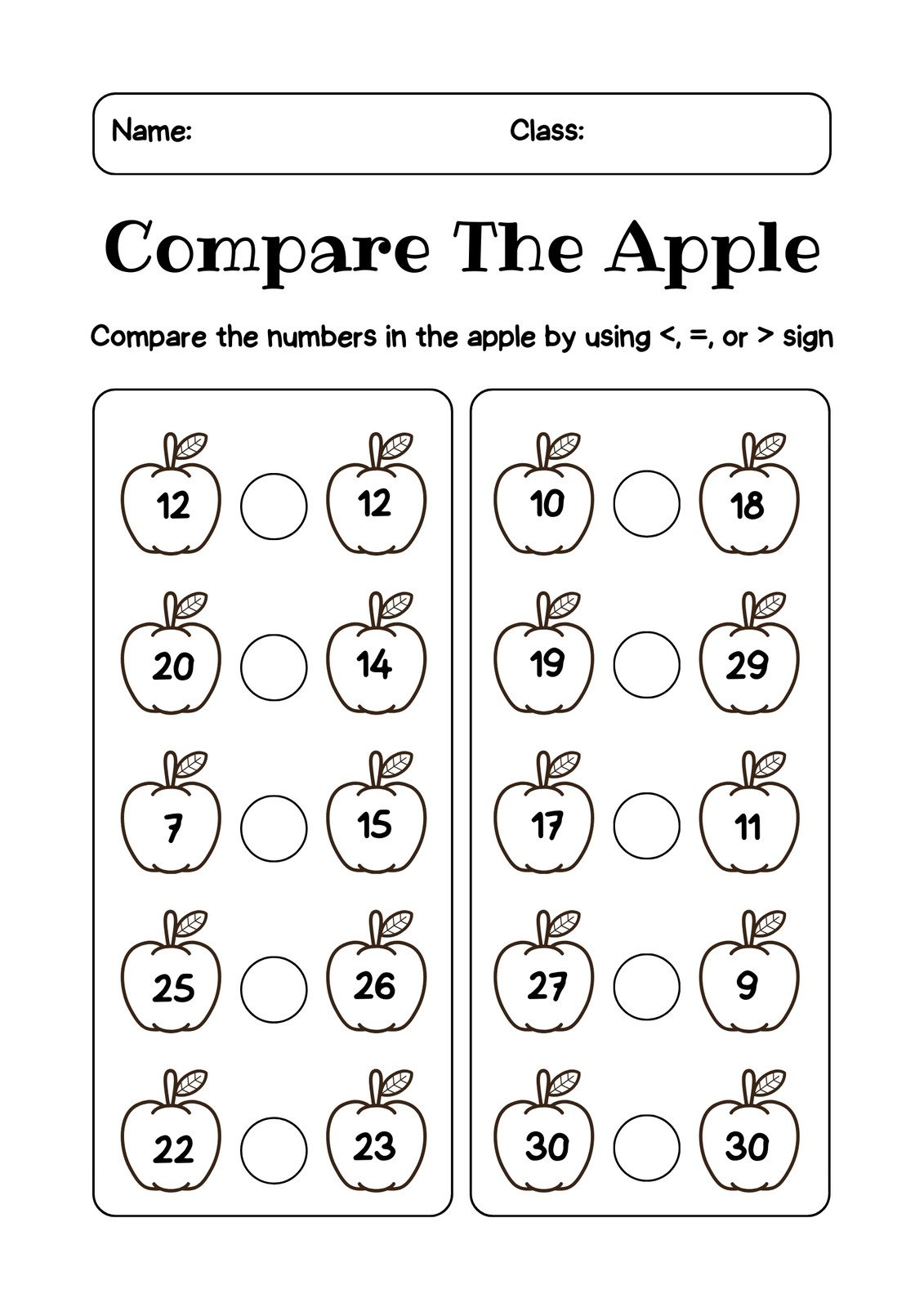 math worksheets for 1st graders