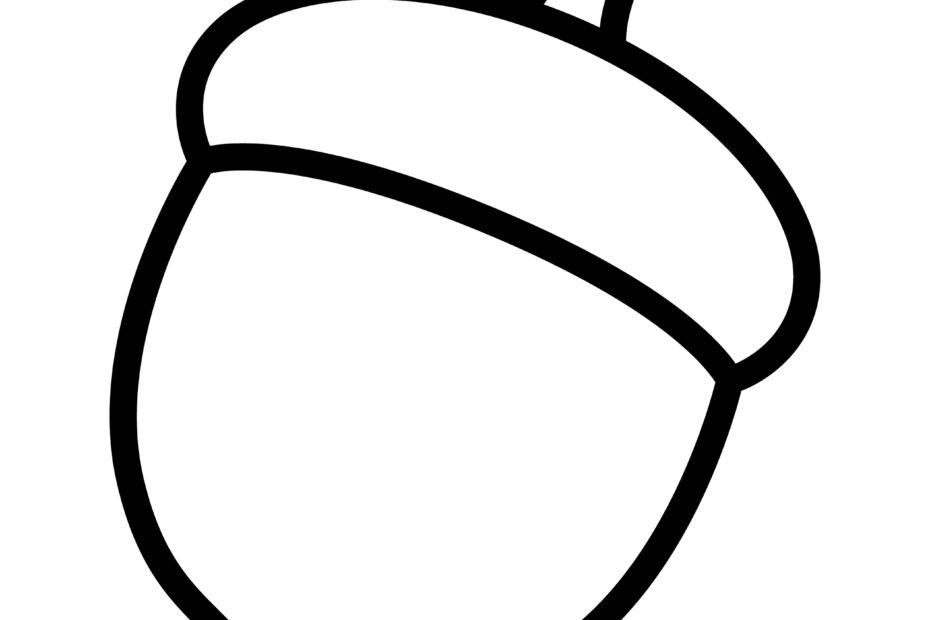 FREE Acorn Templates For Crafts Happy Toddler Playtime