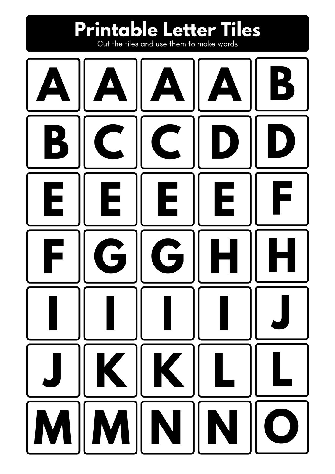 free letter template printable