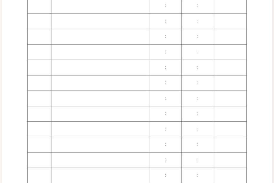 Free And Customizable Log Templates