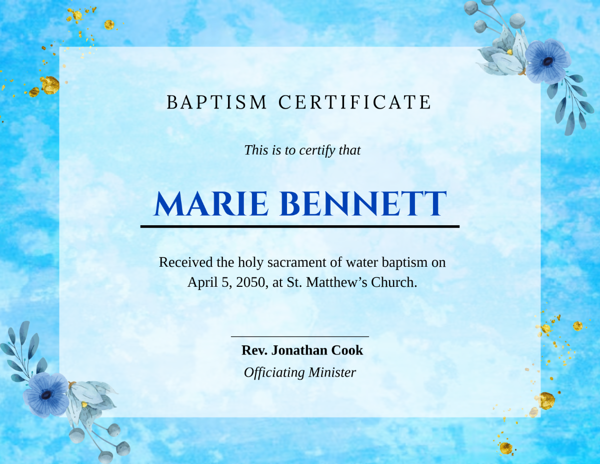 free printable christening certificates