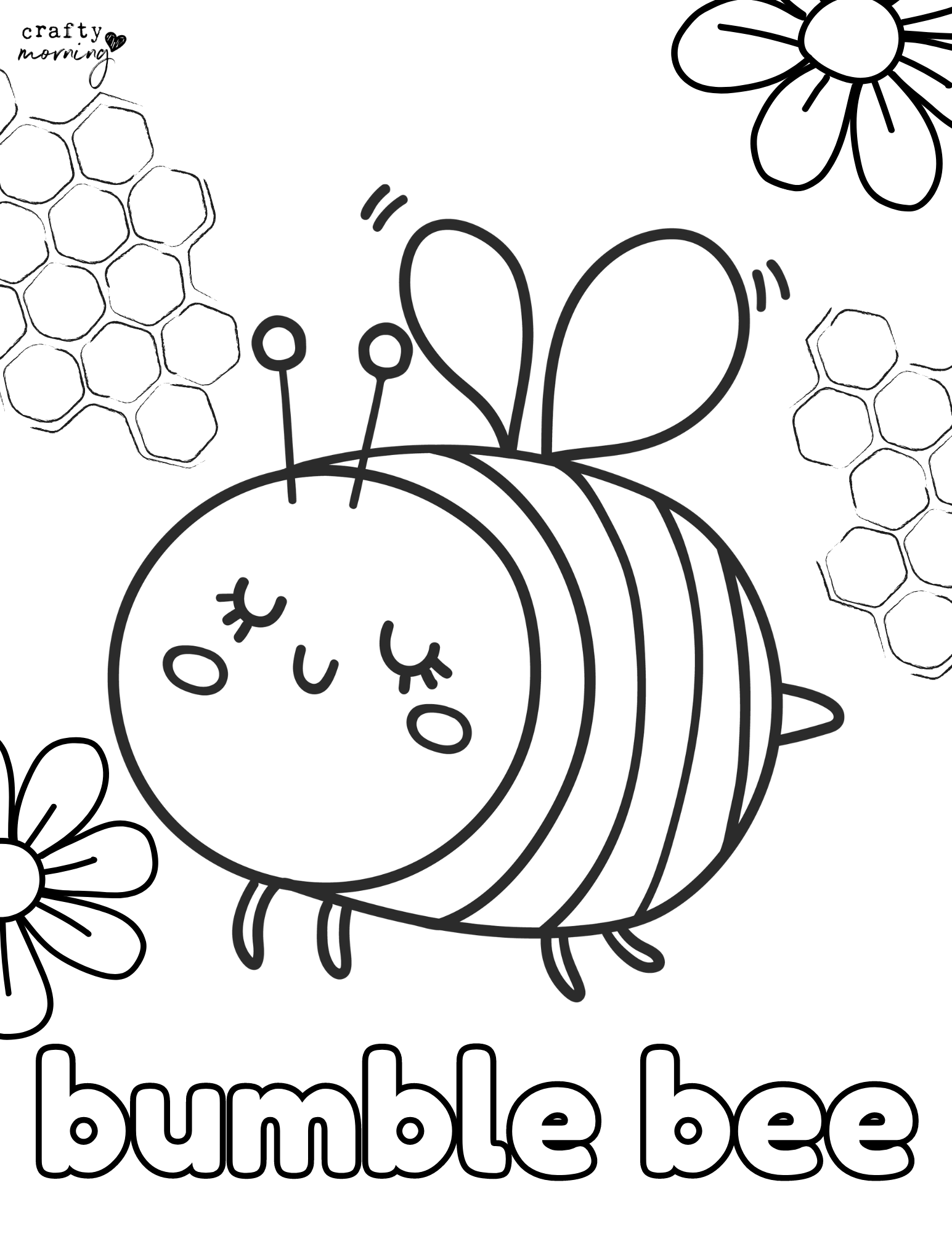bumble bee printable