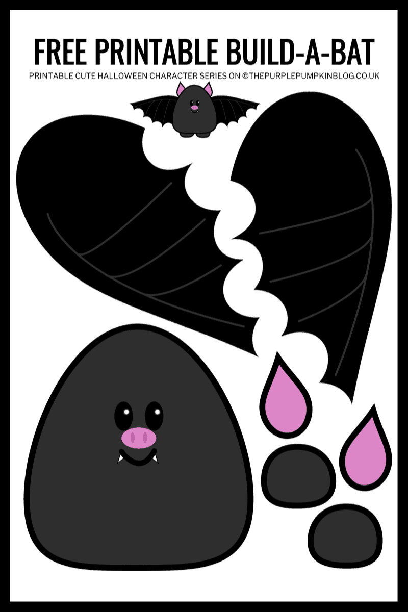 free bat template printable