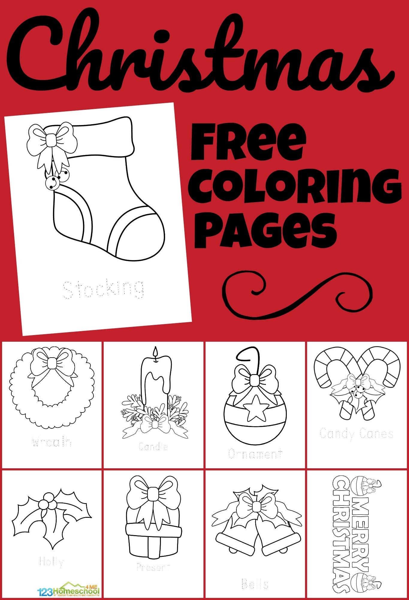 free printable coloring sheets for christmas
