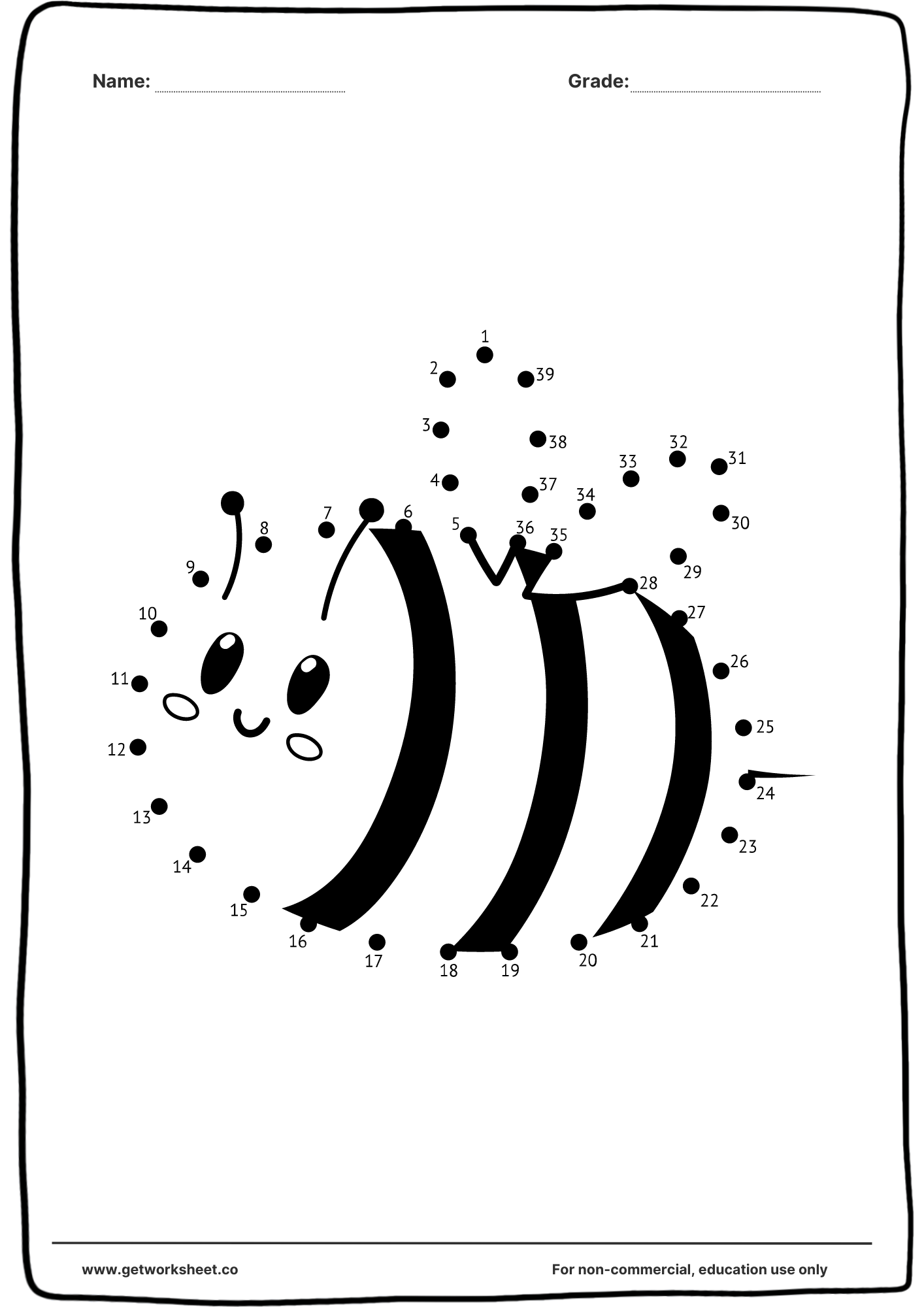 join the dots printable