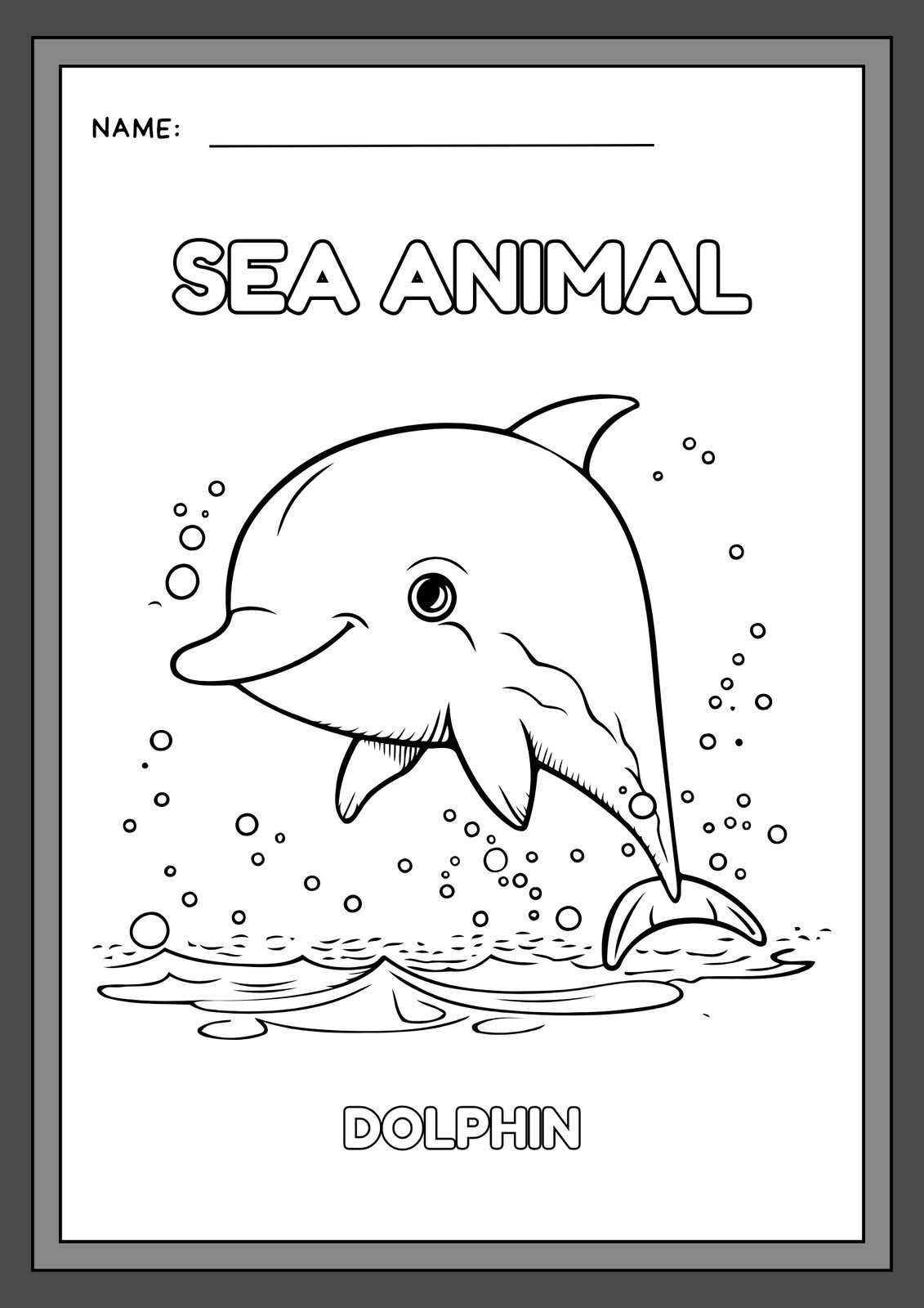free printable sea creature templates