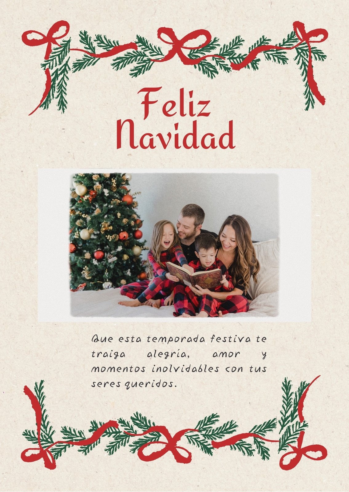 christmas card template printable