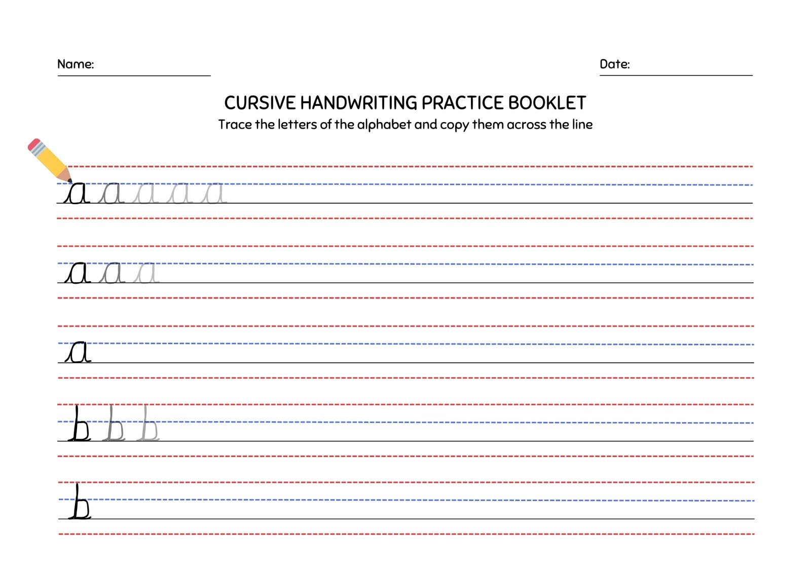 handwriting worksheet maker