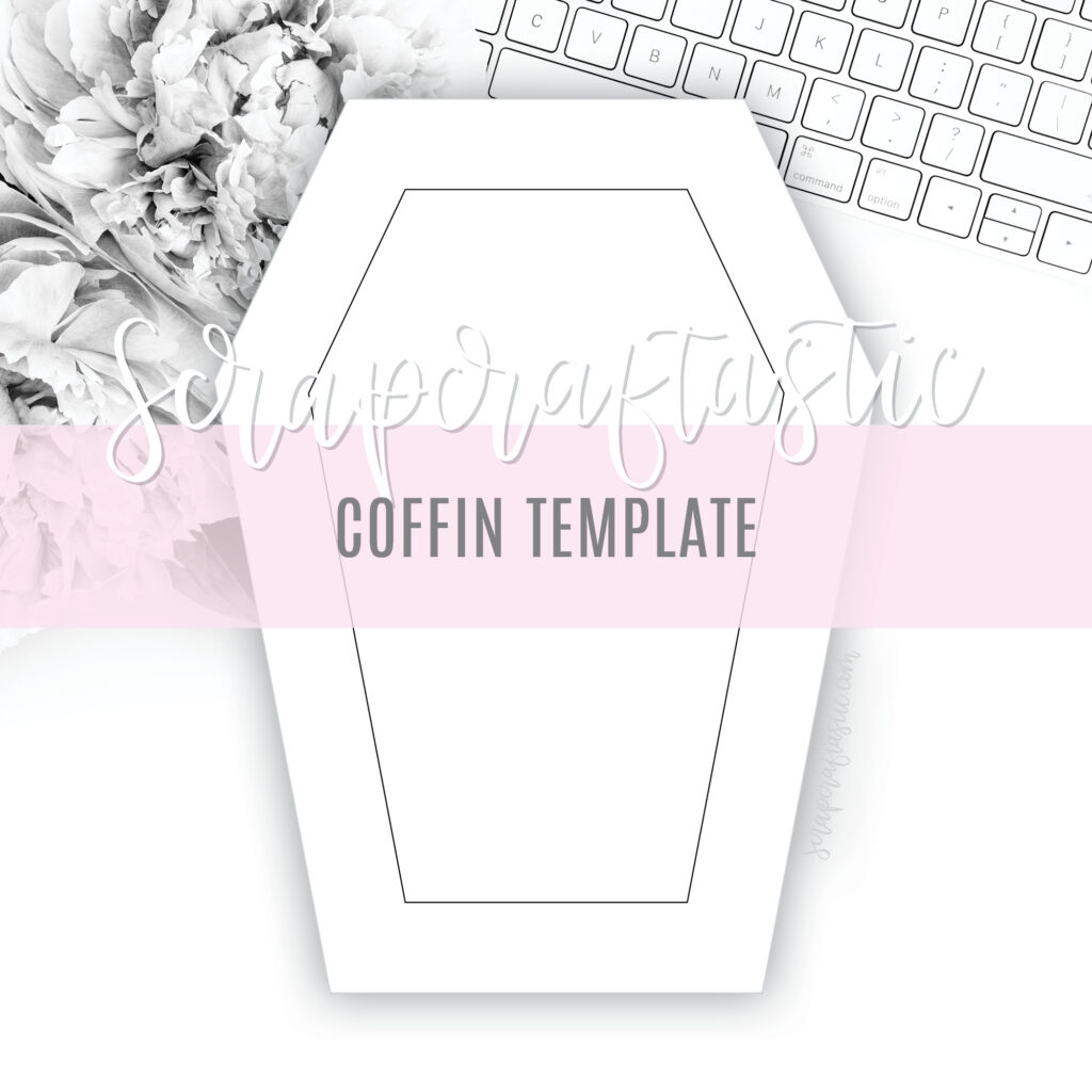 FREE DIY Coffin Shape Template