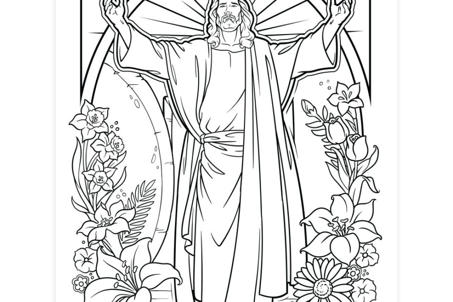 Free Easter Coloring Page Printable