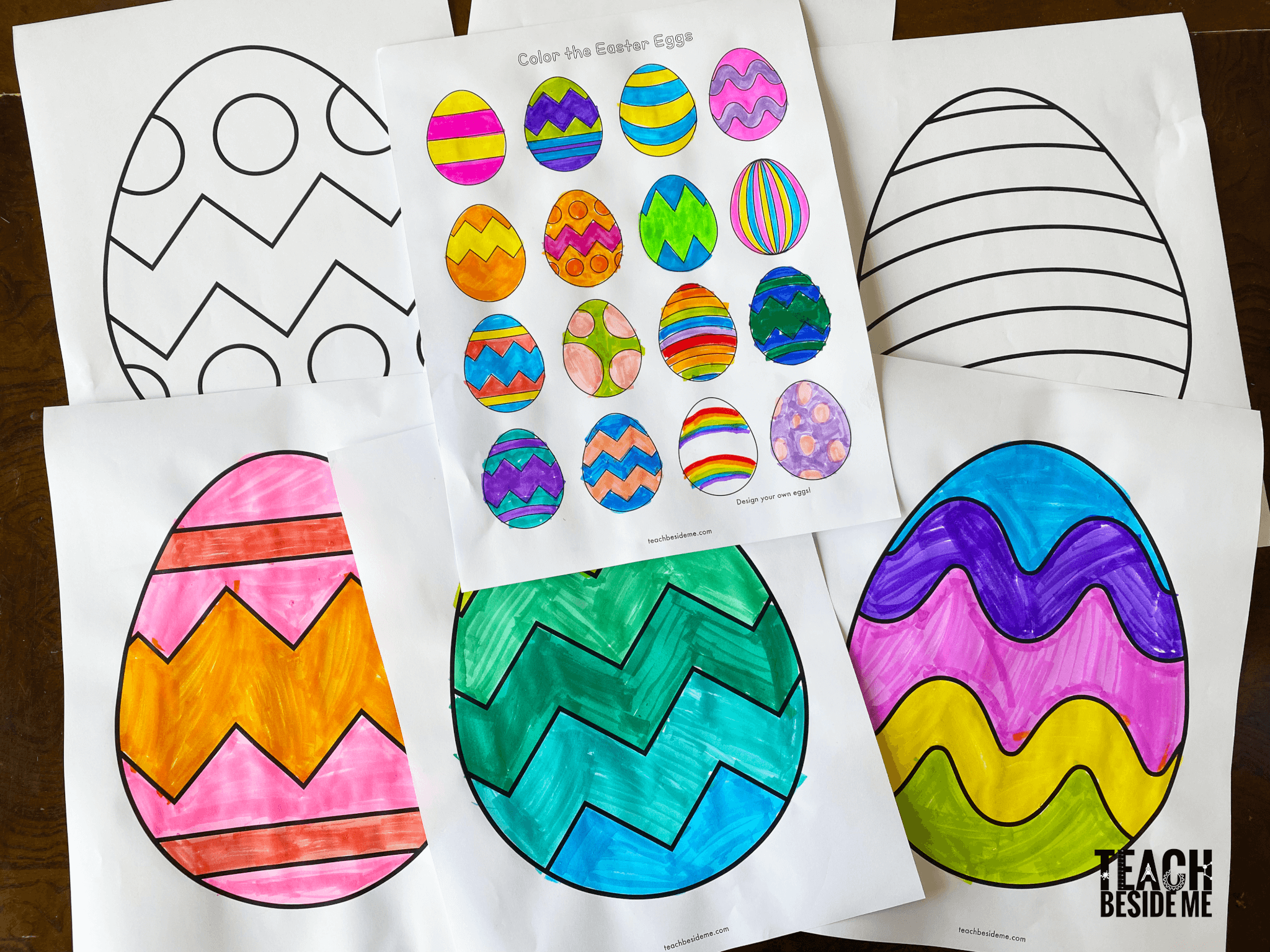 Free Easter Egg Printable Templates Teach Beside Me