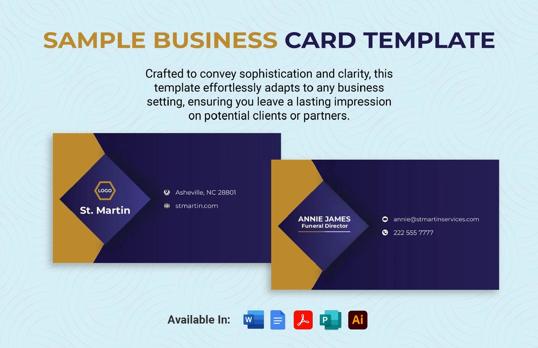 printable business card template word